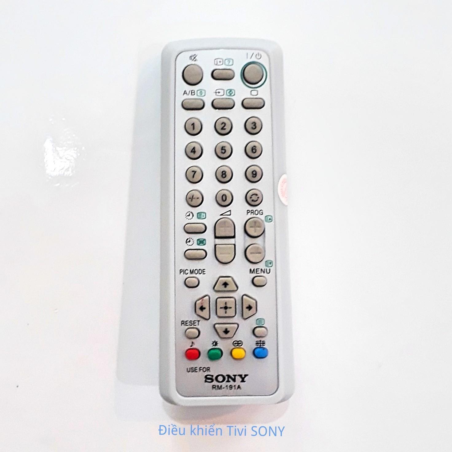 Điều khiển thay thế cho Tivi SONY RM-191A