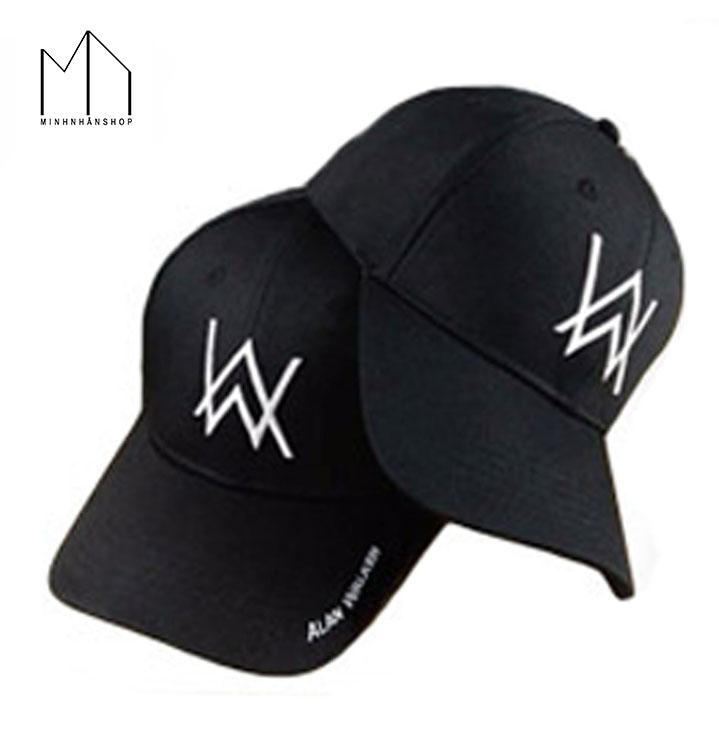 [HCM]Nón kết lưỡi trai hợp thời trang kiểu dáng Alan Walker (Đen)
