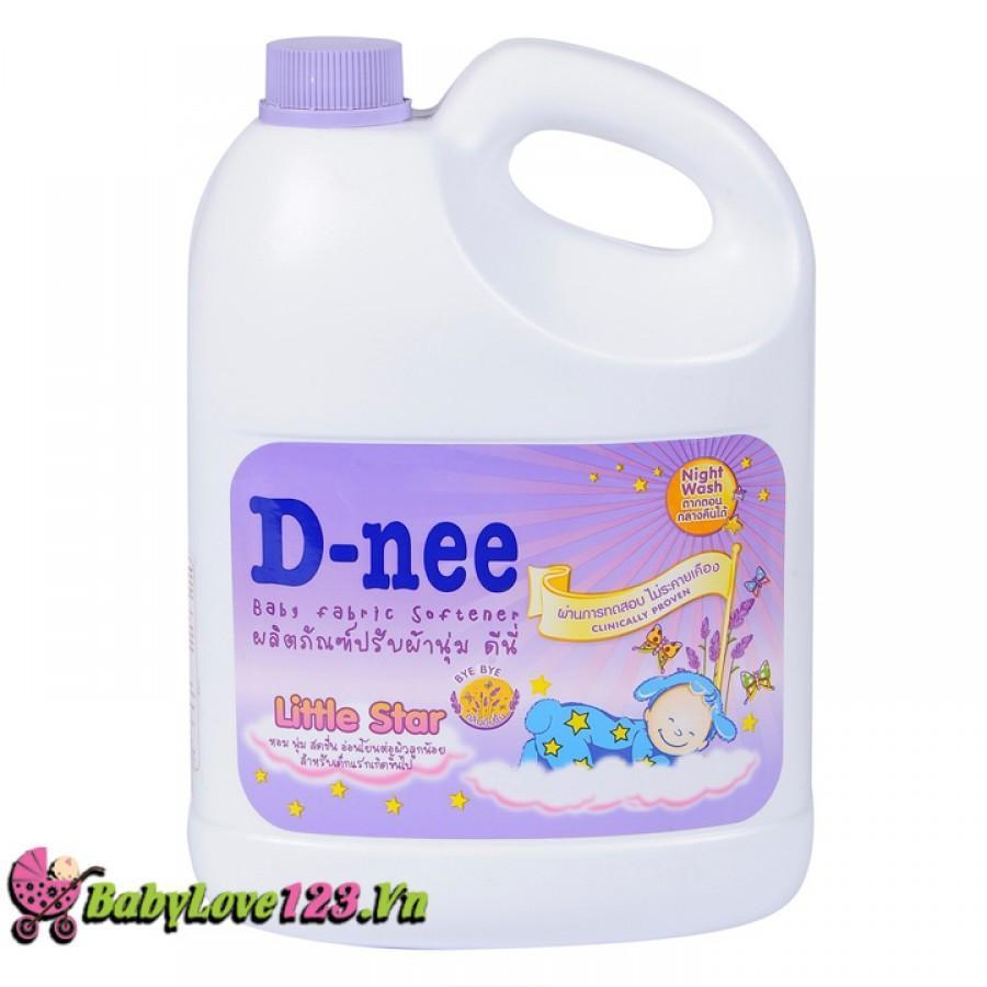 [HCM]NƯỚC XẢ QUẦN ÁO DNEE 3000ML MÀU TÍM