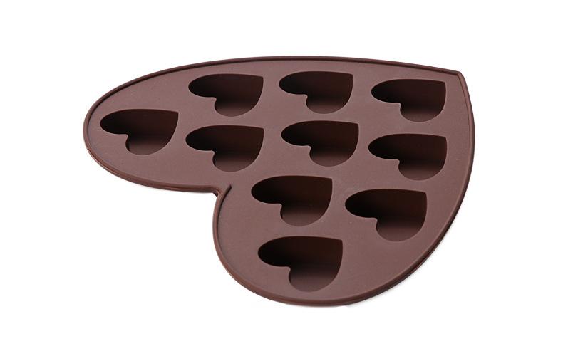 Khuôn làm bánh silicon hình trái tim