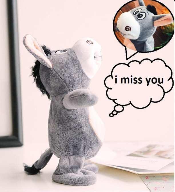 Đồ chơi chú lừa biết nhại cực yêu cho bé