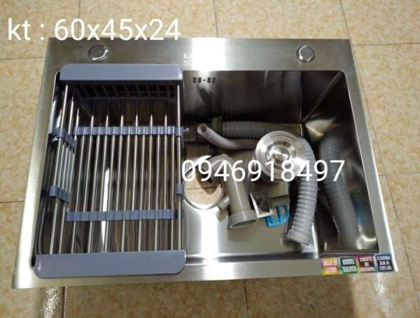 Chậu rửa bát inox 1 hố