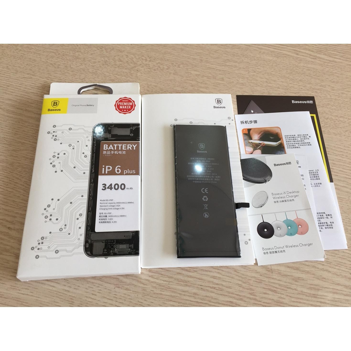 Pin iPhone 6 Plus - hiệu Baseus (3400 mAh)