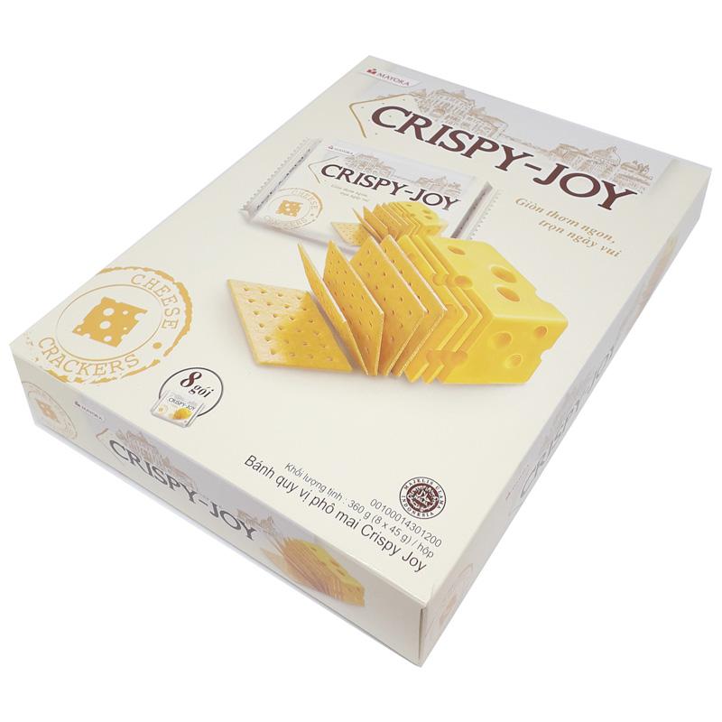 Bánh Quy Vị Phô Mai Crispy Joy 360g