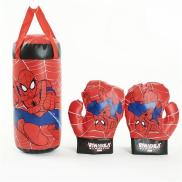 Bộ Túi Đấm Bốc hình Người Nhện Spider Man + 2 Găng Tay cho bé vận động