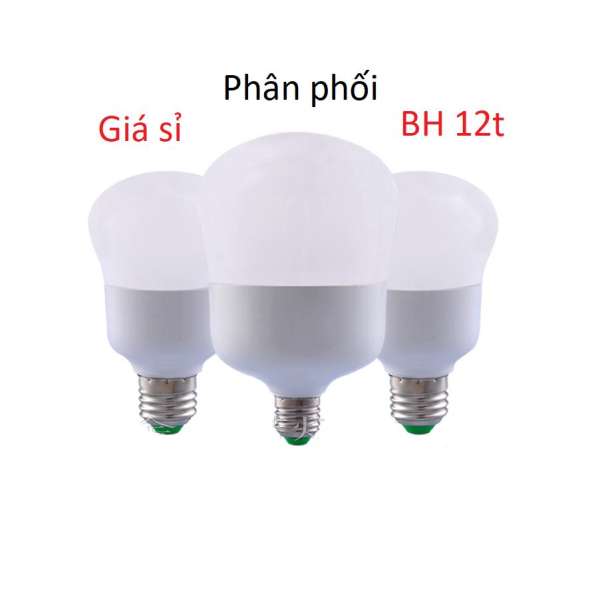 Bộ 10 bóng đèn Led trụ 20W TAT - Tiết kiệm điện (Trắng)