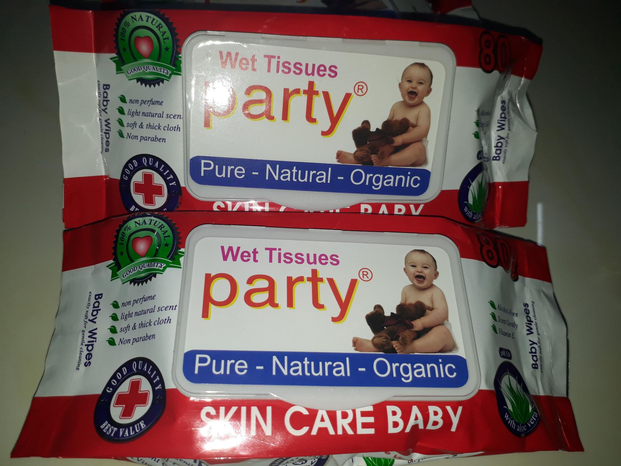 Combo 20gói Khăn ướt Party 80g