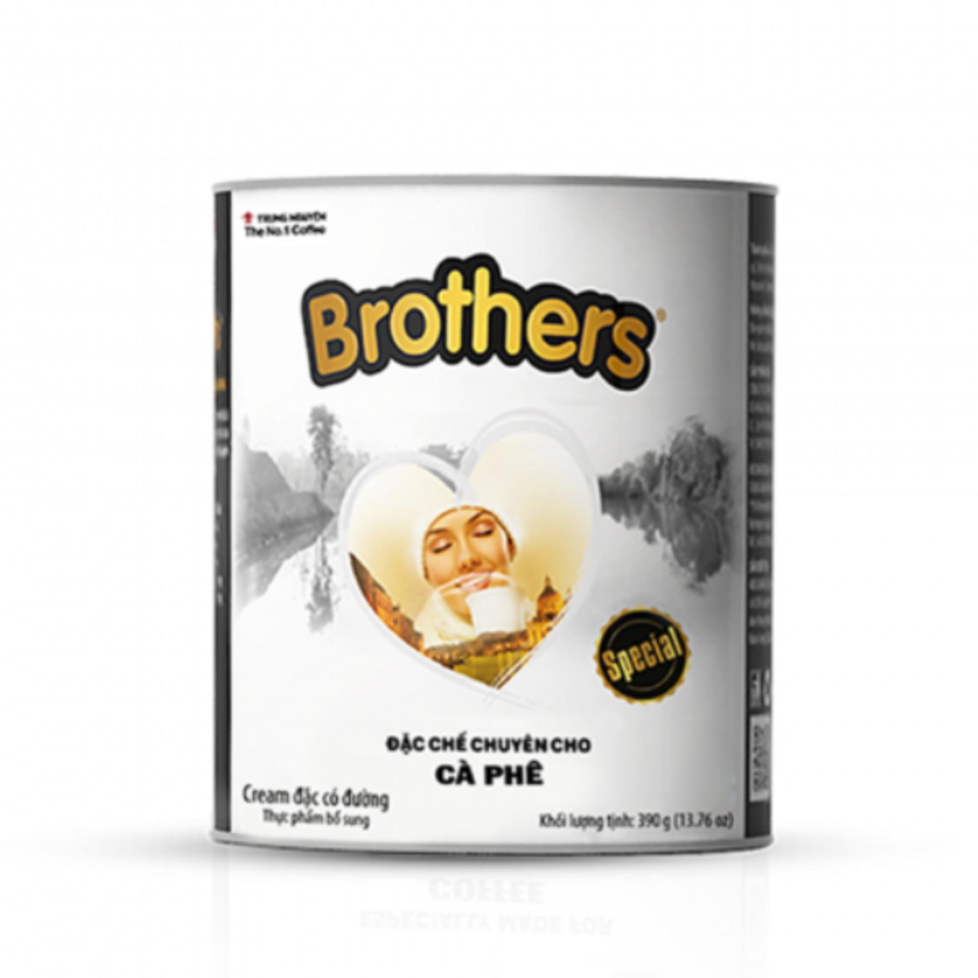 Combo 5 lon Sữa đặc chế Brothers Trung Nguyên cà phê