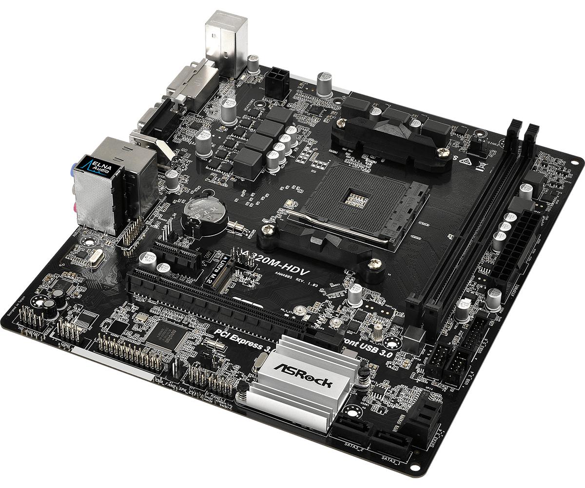 Bo mạch chủ Mainboard Asrock A320M-HDV
