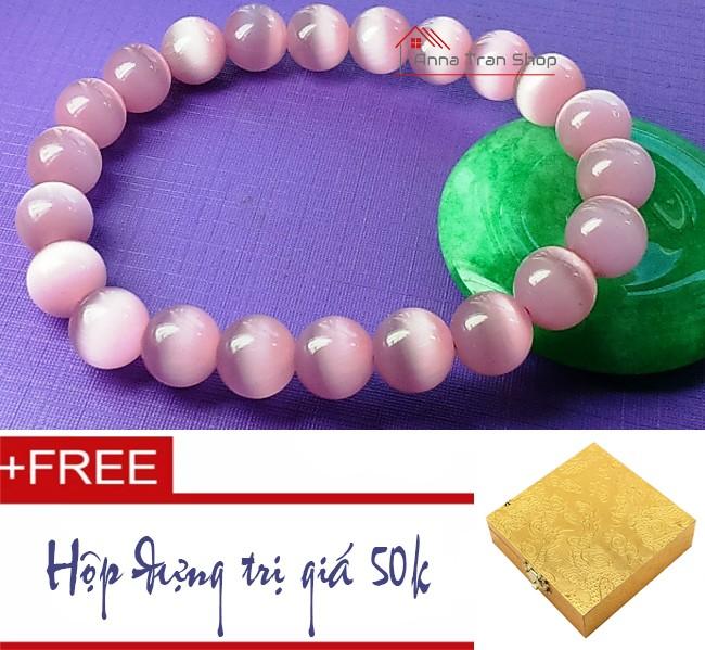 [HCM]Vòng tay đá mắt mèo 8ly HN08