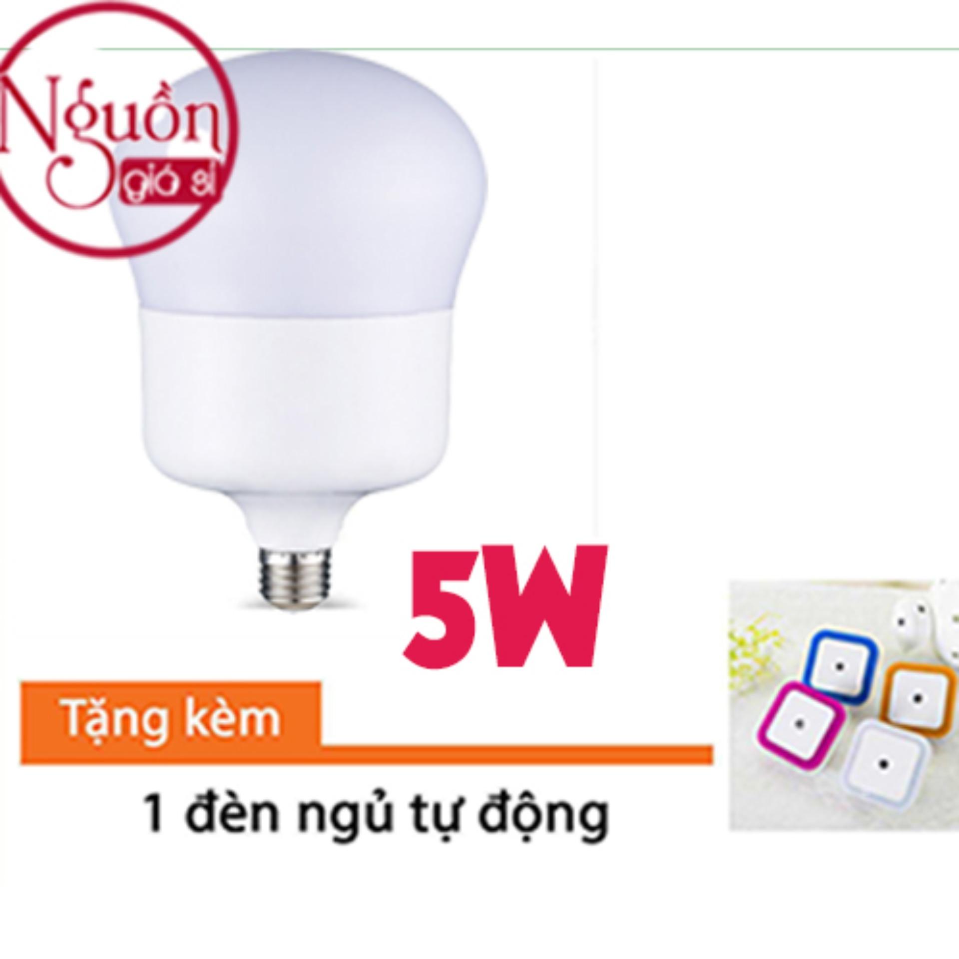 [HCM]Bóng 5w siêu sáng siêu tiết kiệm kèm đèn ngủ dễ thương