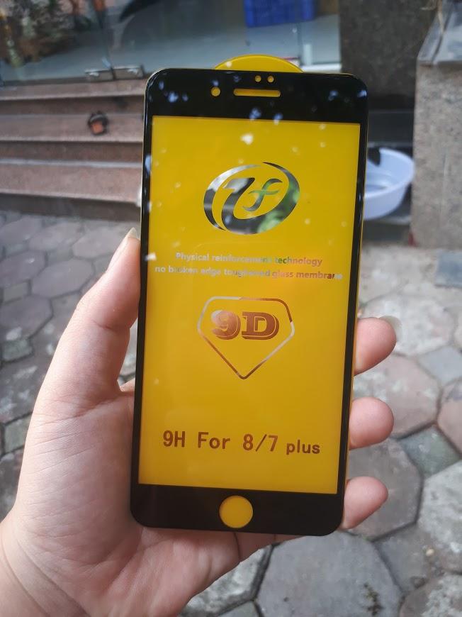 Kính Cường lực 9D full màn cho Iphone 7/ 8 Thường Trắng