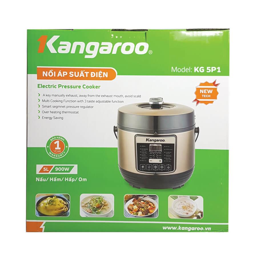 Nồi áp suất điện tử 5L Kangaroo KG5P1 (cái)