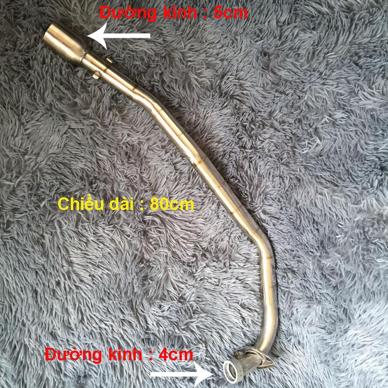 Cổ bô inox  xe ,EXCITER135-
