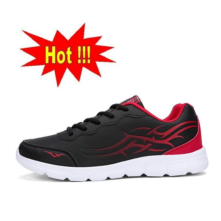 [HCM]Giày  sneaker nam  đỏ đen SP003