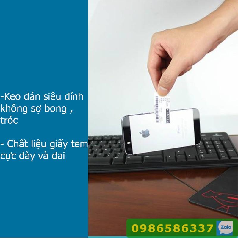 Cuộn tem mã vạch mini dành cho các máy in mã vạch cỡ nhỏ máy in nhiệt di động dùng pin nhãn decal cho máy in Nyear size 30x20 40x20 40x30 50x50mm