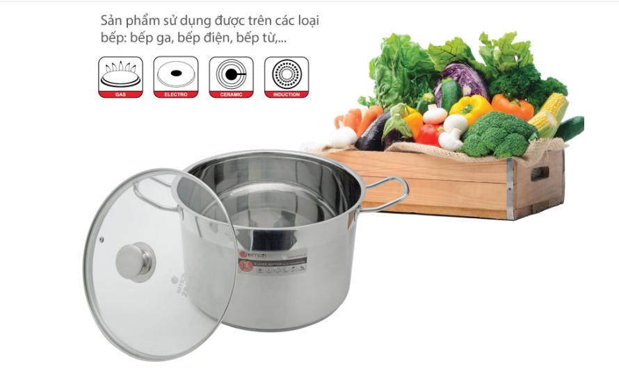 NỒI LUỘC GÀ INOX LUXOR 2355288 - BẢO HÀNH 5 NĂM