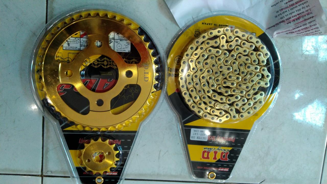 Nhông sên dĩa DID vàng cho Winner 150