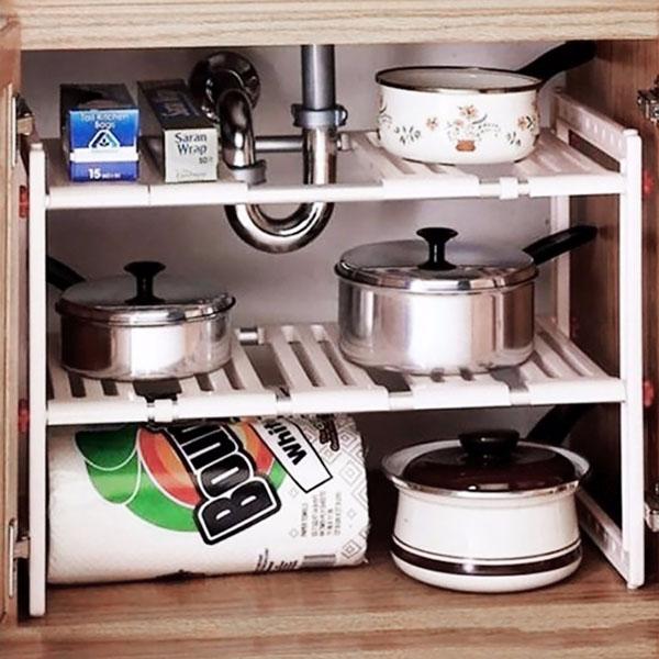Giá để gầm bếp- để xoong nồi tiện dụng