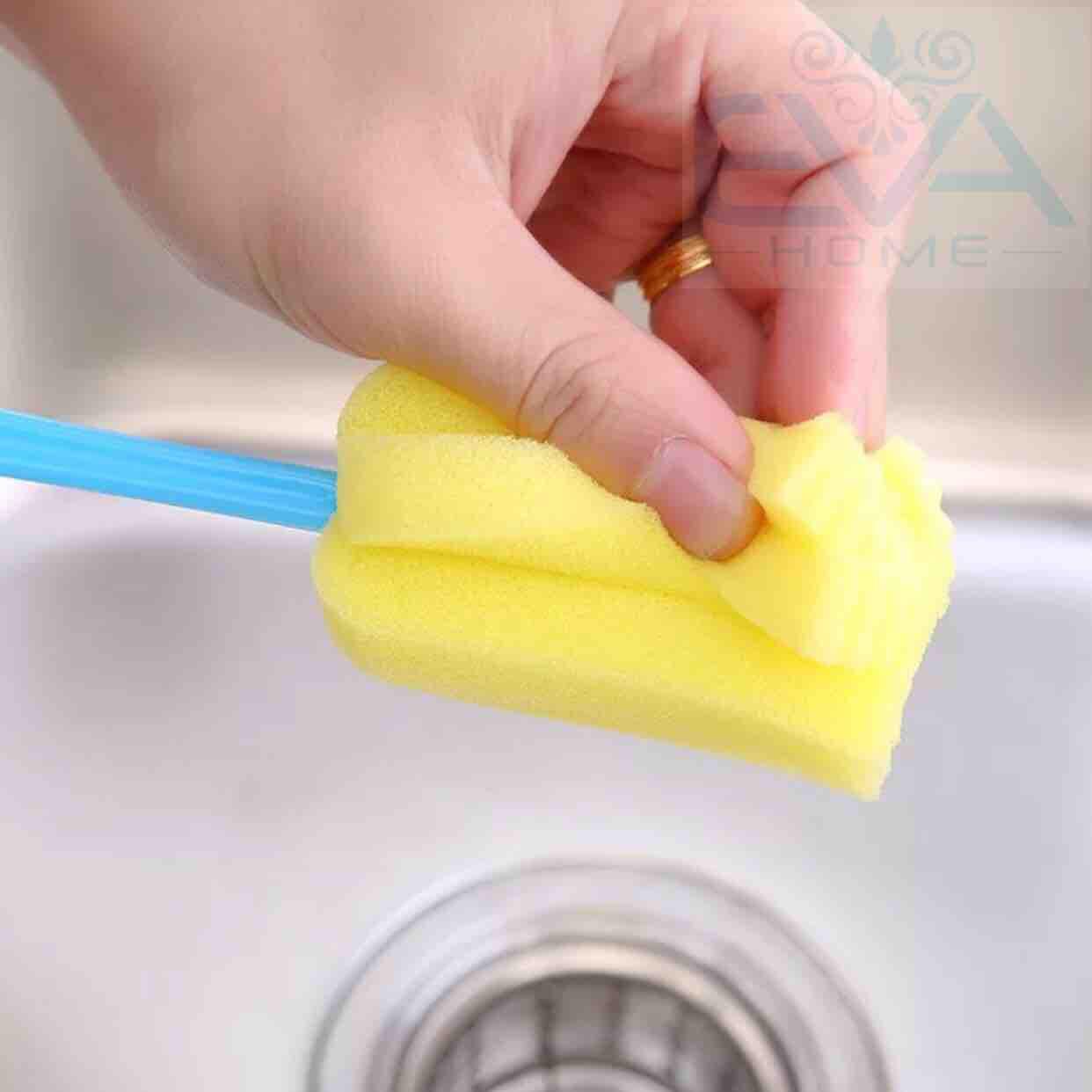 [HCM]DỤNG CỤ RỬA LY TÁCH VÀ BÌNH NƯỚC BỌT BIỂN