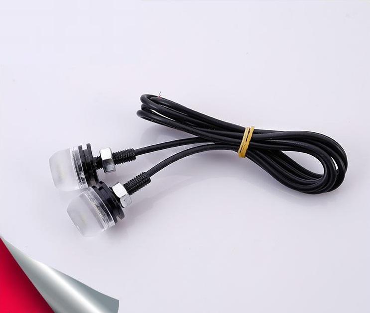 Một đôi đèn LED vít thấu kính lõm màu đỏ