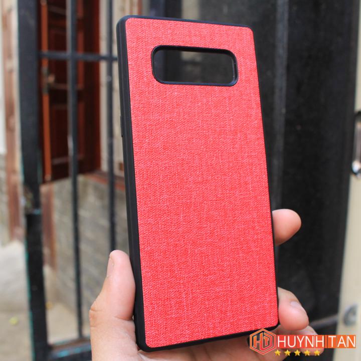 Ốp lưng Samsung Note 8 vải Jean (full màu)