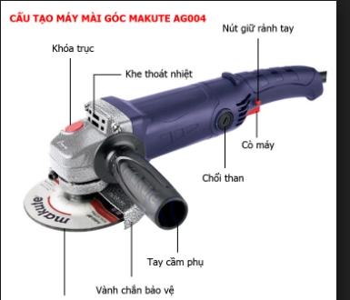 Máy mài cầm tay Makute AG004 100mm