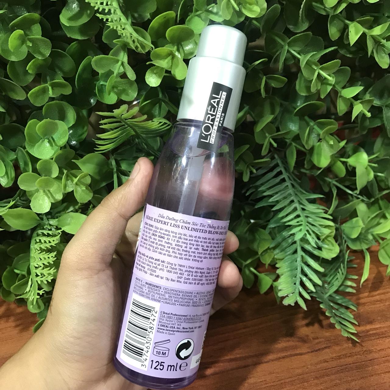 [HCM]Tinh Dầu Dưỡng Tóc Mềm Mượt Chống Rối Loreal 125ML