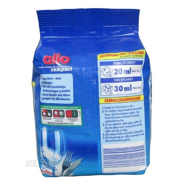 Bột rửa bát chén Alio 1.8kg dùng cho máy rửa chén ly cao cấp