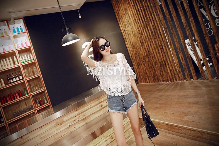 Áo lưới thời trang đi biển đi chơi AL03