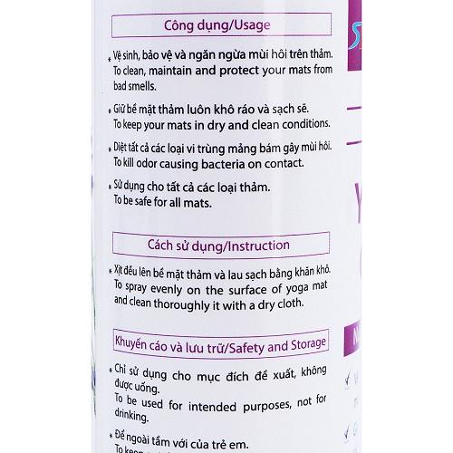 Dung Dịch Vệ Sinh Thảm Tập Yoga Lavender Mint (100ml)