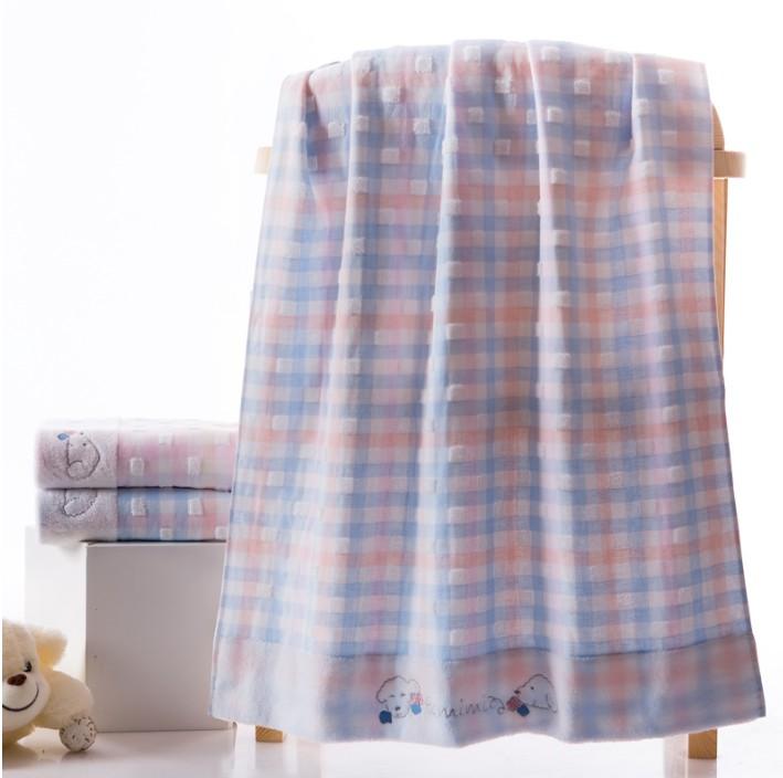 KING SHORE Vải Xô Khăn Tắm Cỡ Lớn 100% Cotton Mềm Mại 100% Cotton Nữ Trẻ Sơ Sinh Mềm Mại Hút Nước Khăn Vuông Khăn Mặt Ba Mảnh