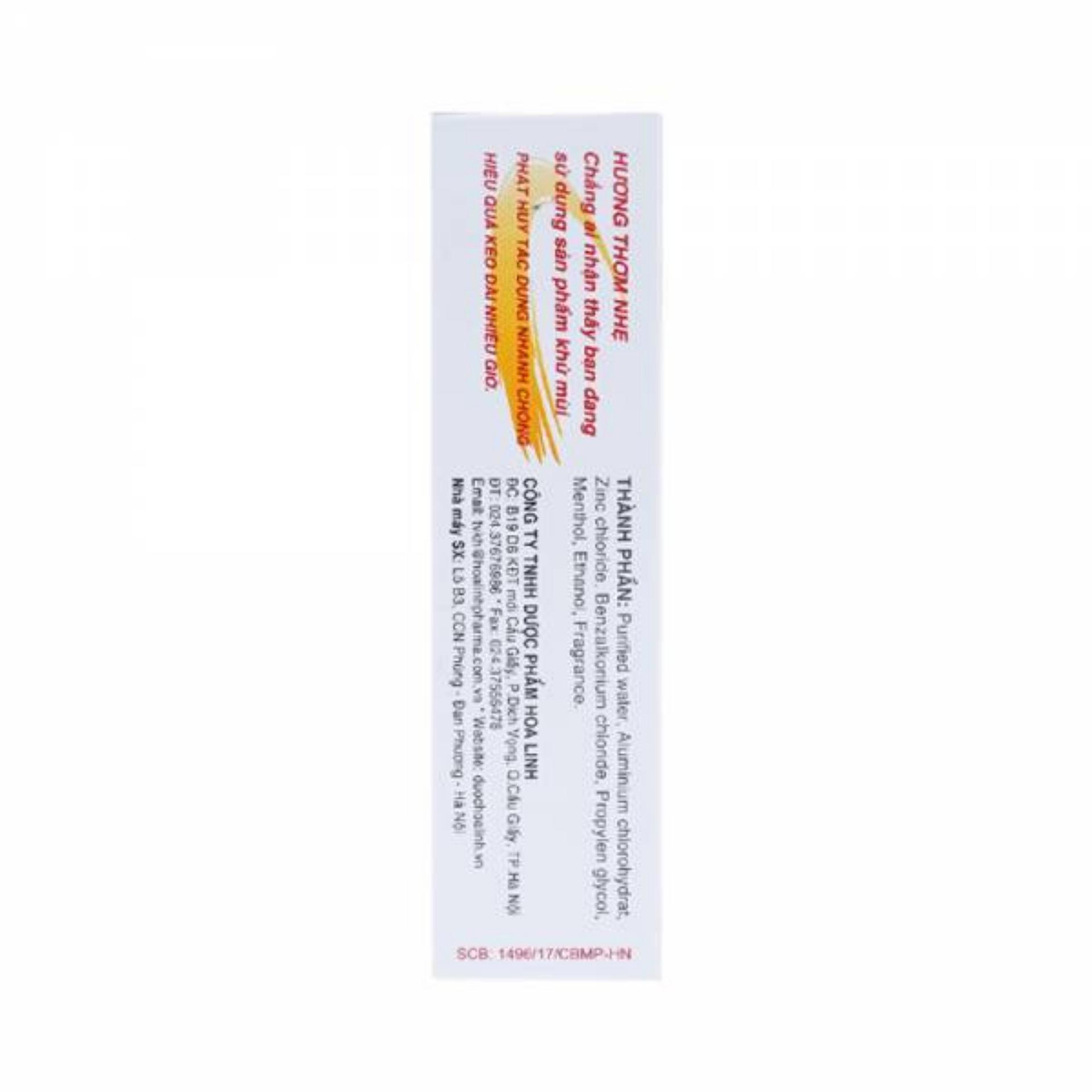 Bộ 3 chai Xịt Nách Zuchi Thảo Dược 20ml
