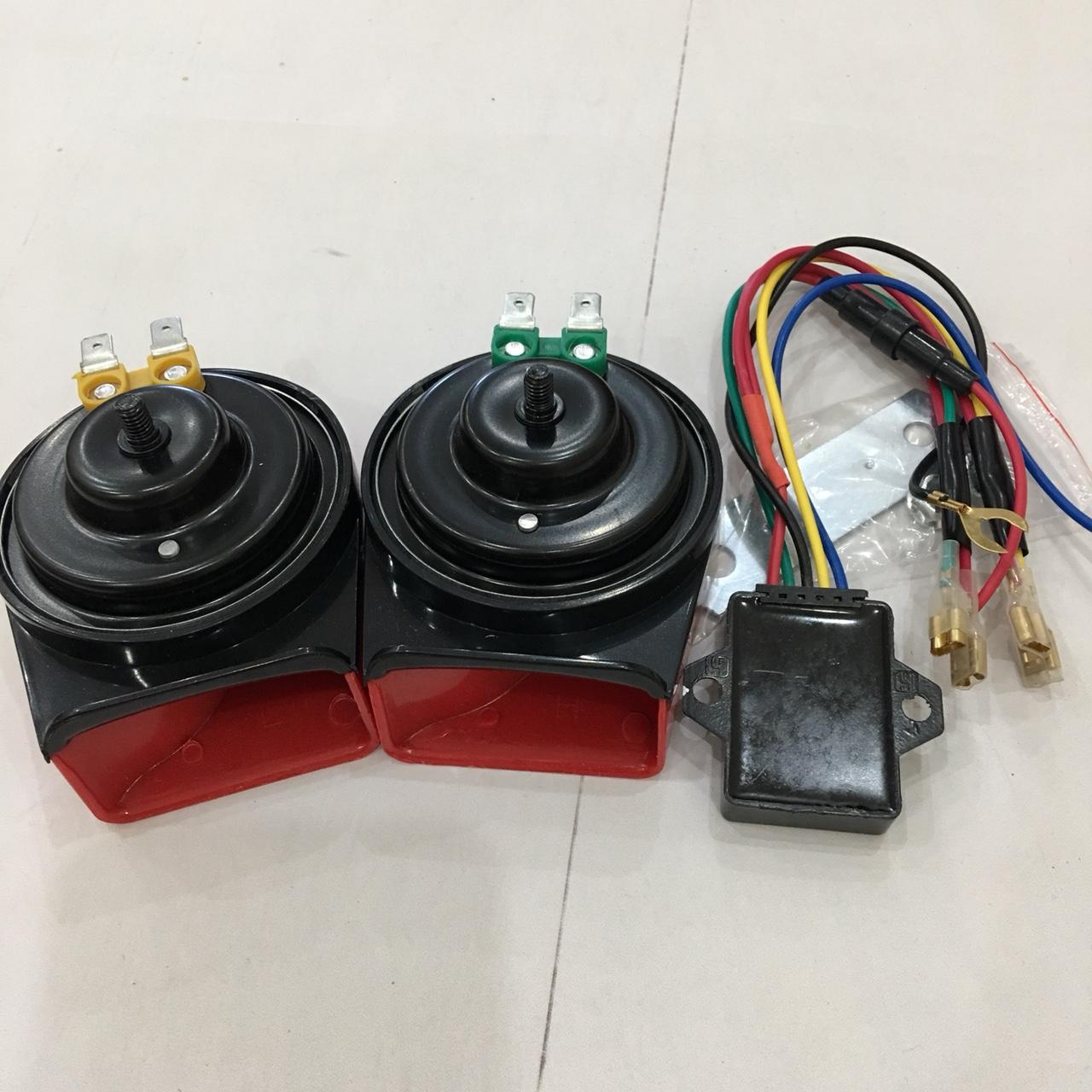 Ơ KÌA GIÁ SỐC - Bộ còi ngân HORN tiếng ngân vang xe độ xe máy phong cách dân chơi M96-83