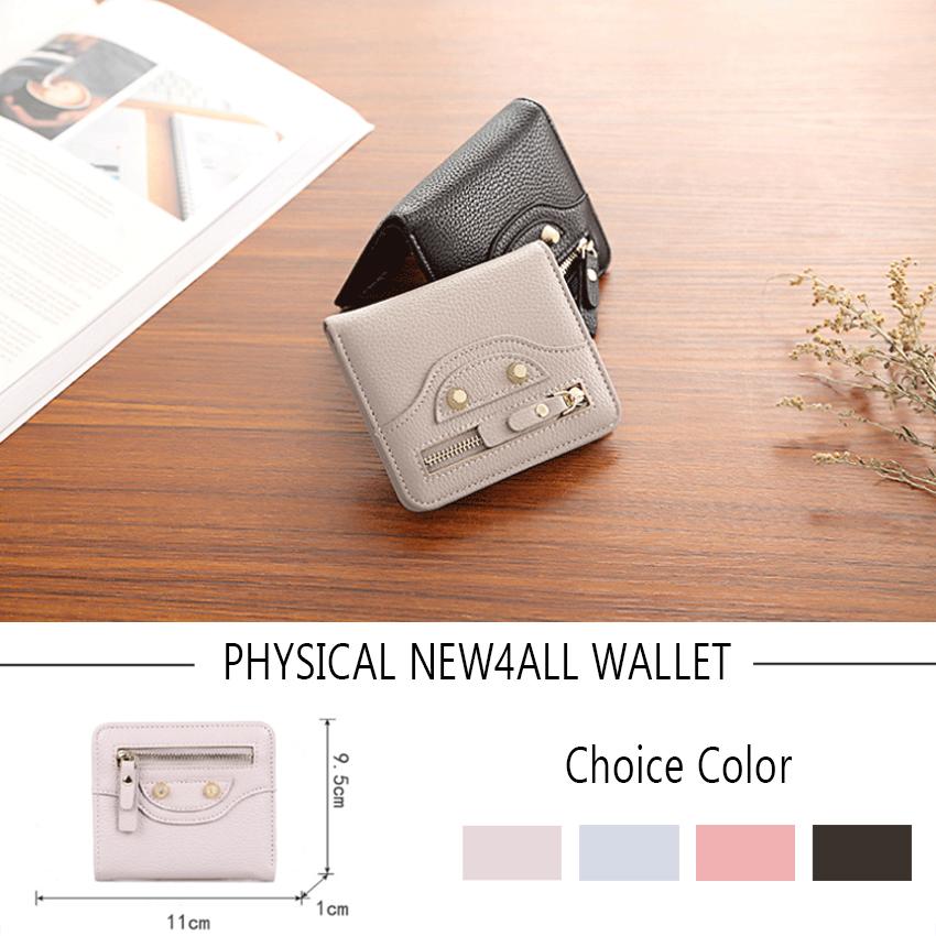 Ví bóp mini nữ tính New4all BLD61 thời trang 2018 (Xám)