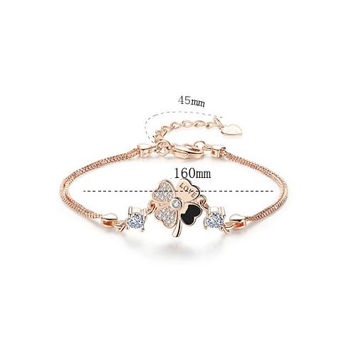 [HCM]Freeship Lắc tay cỏ 4 lá may mắn Love BHLT62