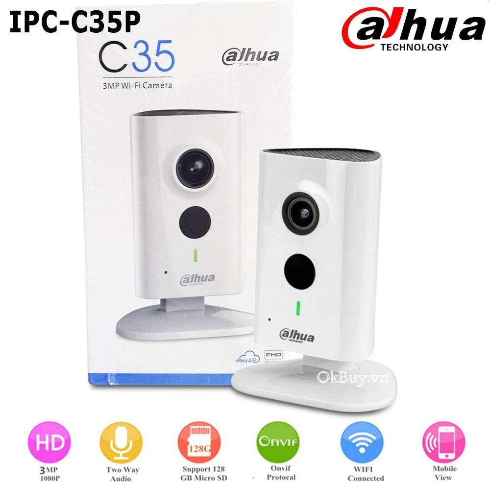 Camera IP Dahua C35 - Camera IP - 3.0mb (Tem DSS)