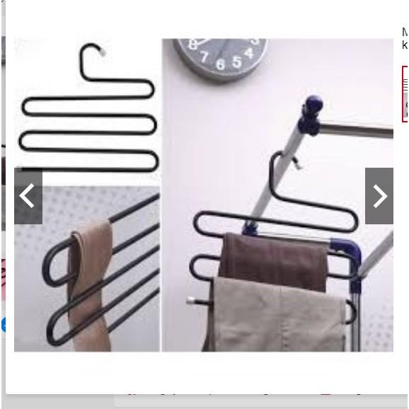 Combo 10 móc quần 5 tầng thông minh 9(chỉ có đen)