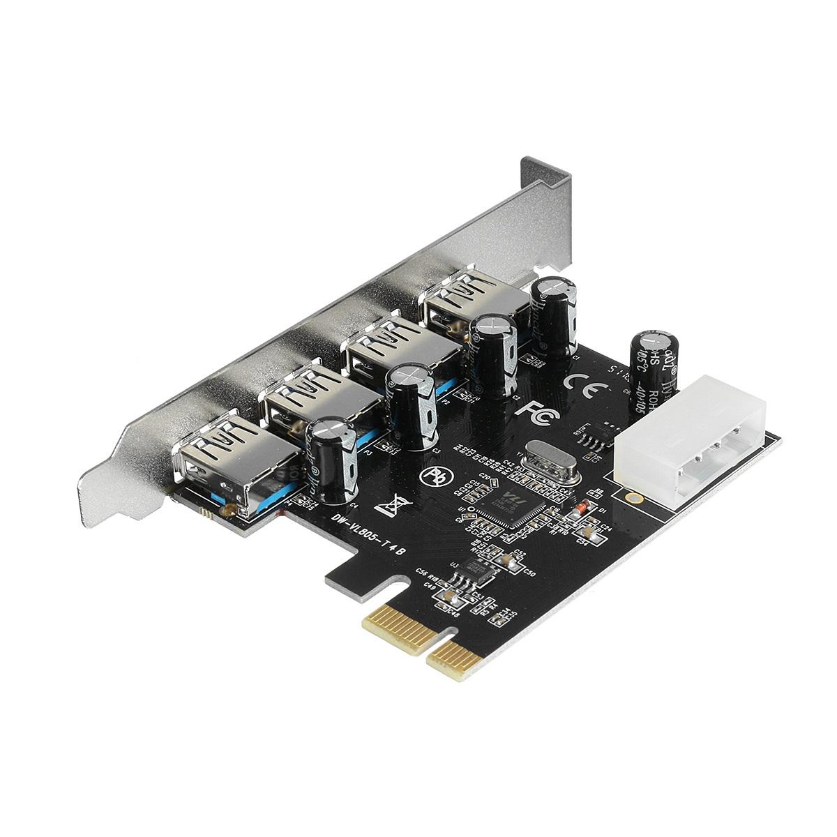 Card PCI EX To USB 3.0 4 Cổng