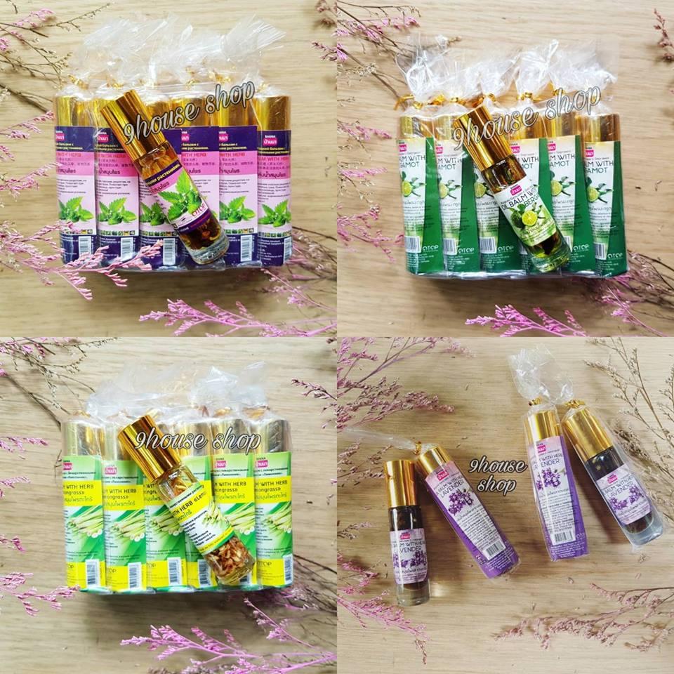 01 Dầu gió Menthol ngâm thảo dược Thái Lan 7ml (Bạc Hà)
