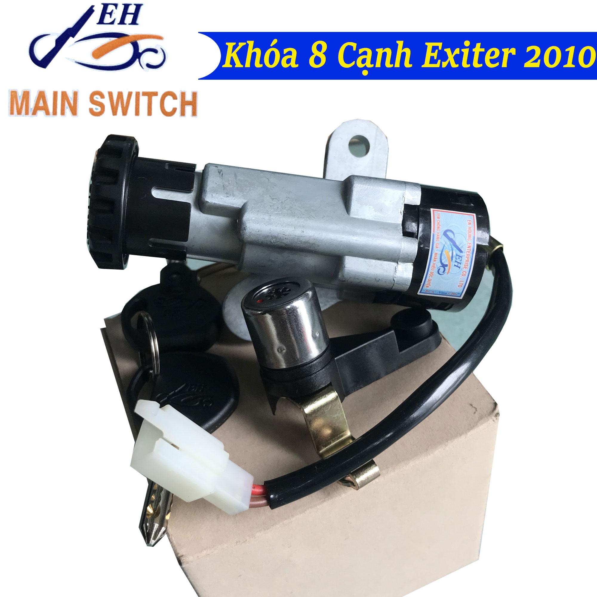 [HCM]Ổ Khóa Chống Trộm 8 Cạnh Xe Exciter 2010