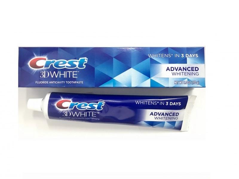 Bộ 2 Kem đánh răng Crest 3D White Advanced Whitening 170g x 2