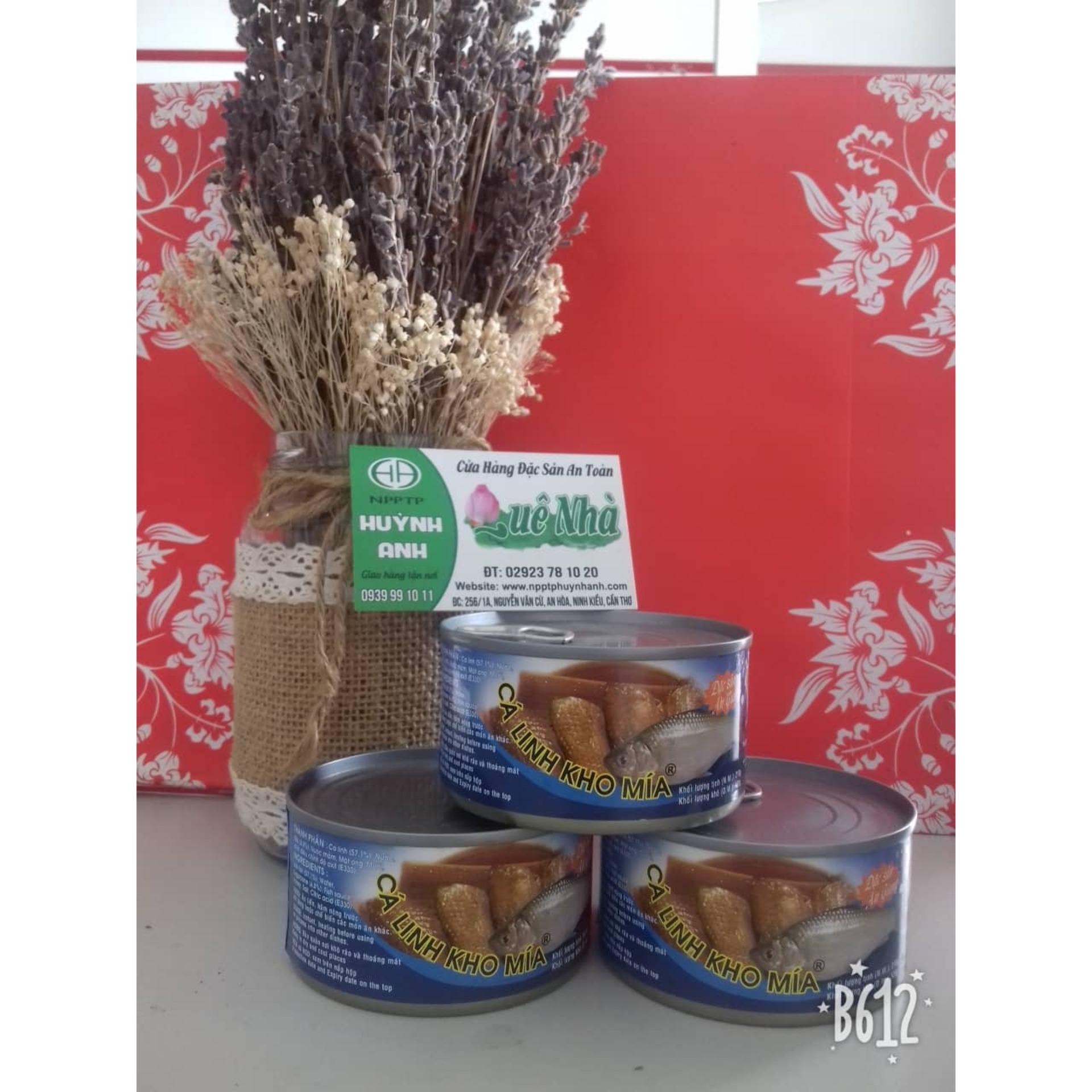 CÁ LINH KHO MÍA - THÙNG 6 HỘP 210gr