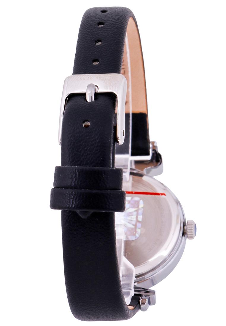 Đồng Hồ Nữ Julius Hàn Quốc Dây Da JA-1031 (Đen Mặt Xanh)