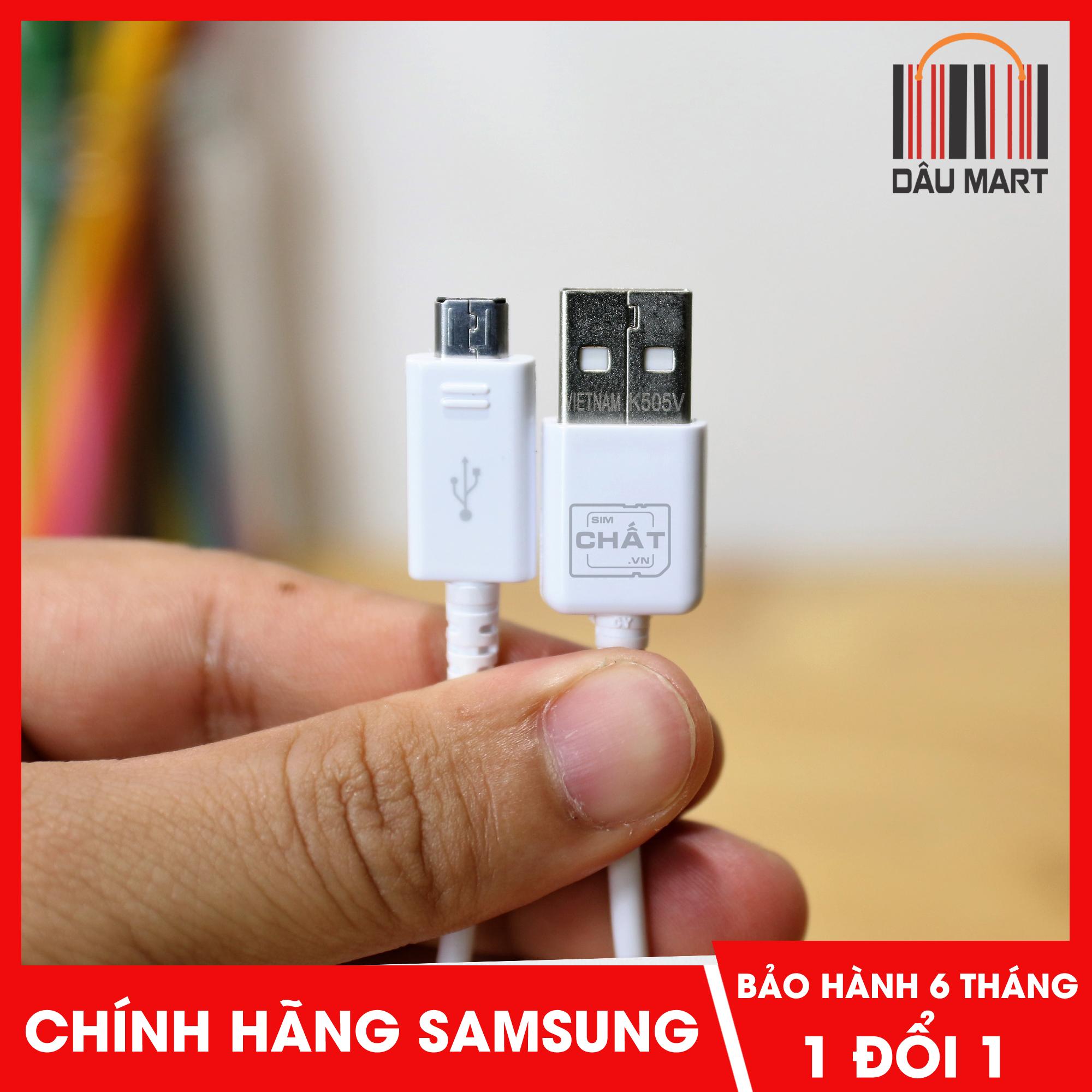 [HCM]Cáp Micro USB ZIN Dùng Cho Samsung S6 S7 (Trắng)