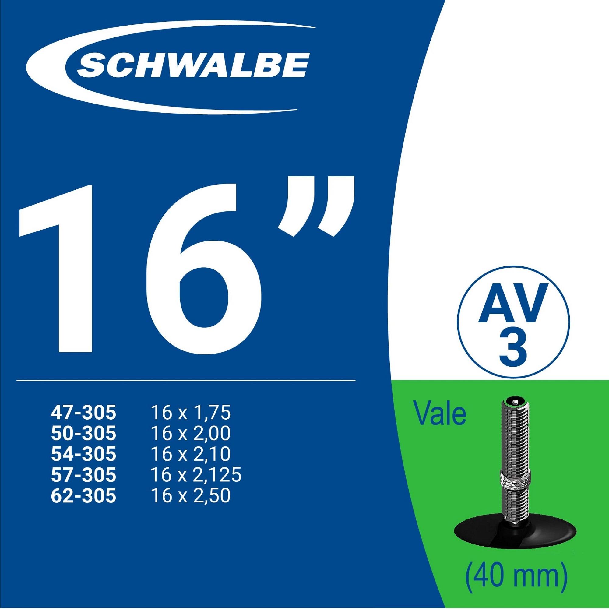 Ruột xe đạp schwalbe 16” av3