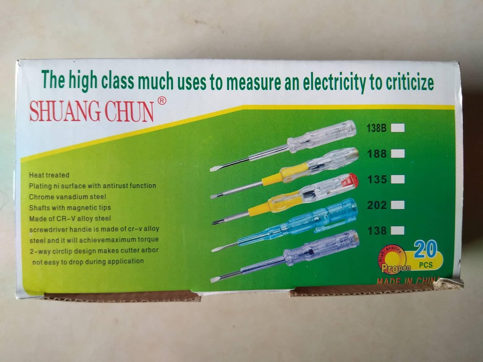 20 bút thử điện đa năng đẹp ( 1 hộp )
