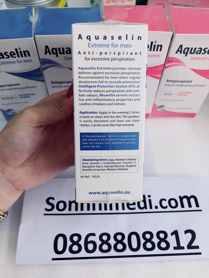 Aquaselin – Lăn khử mùi cho nam