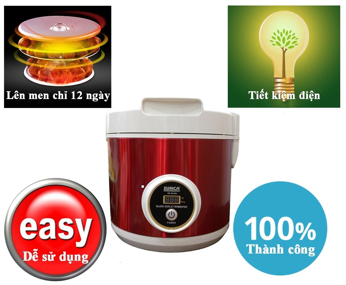 Máy làm tỏi đen gia đình Sunca SF-G100 5L (Tím)