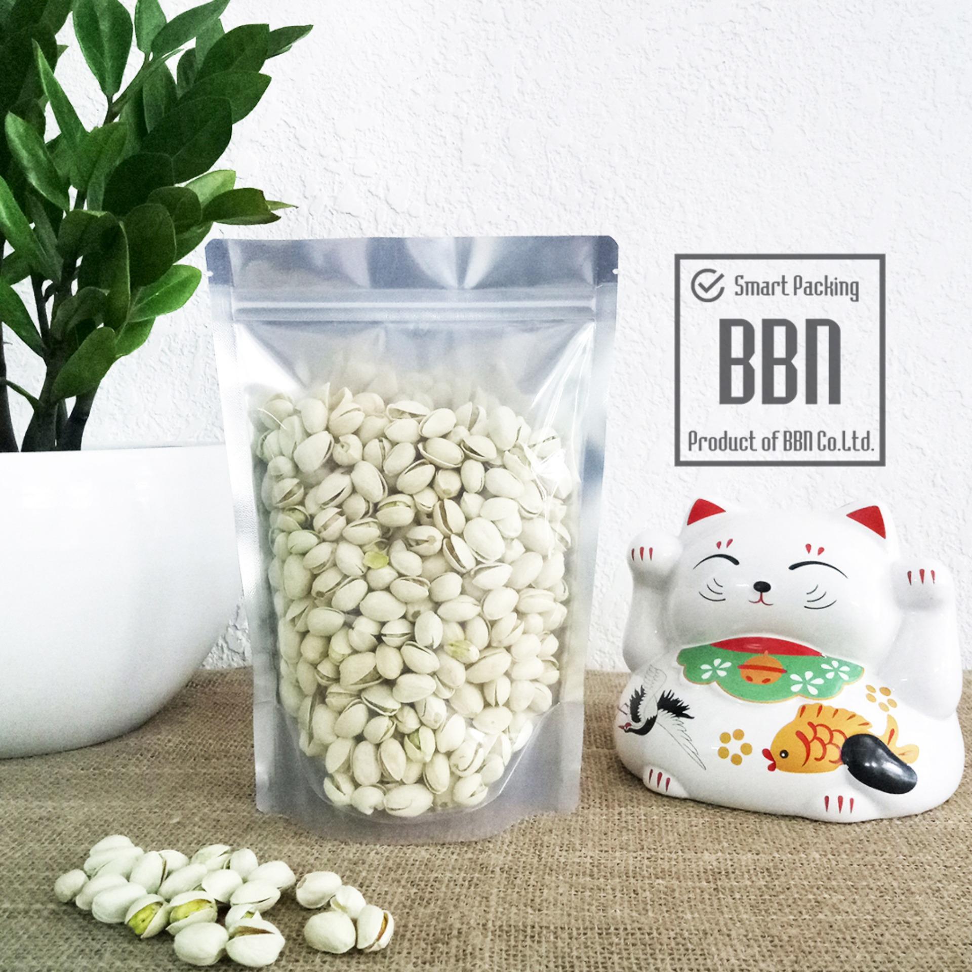 Túi zipper đáy đứng mặt trong mặt bạc 18x26cm (đvt kg)